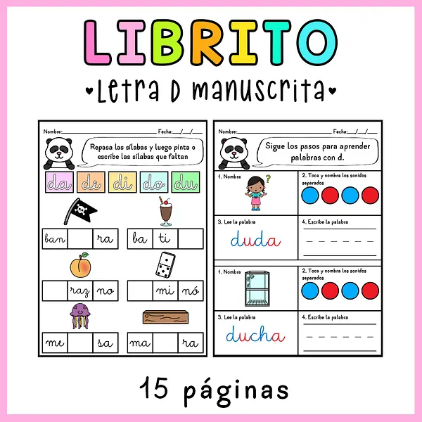 PACK LIBRITOS LECTOESCRITURA MANUSCRITA