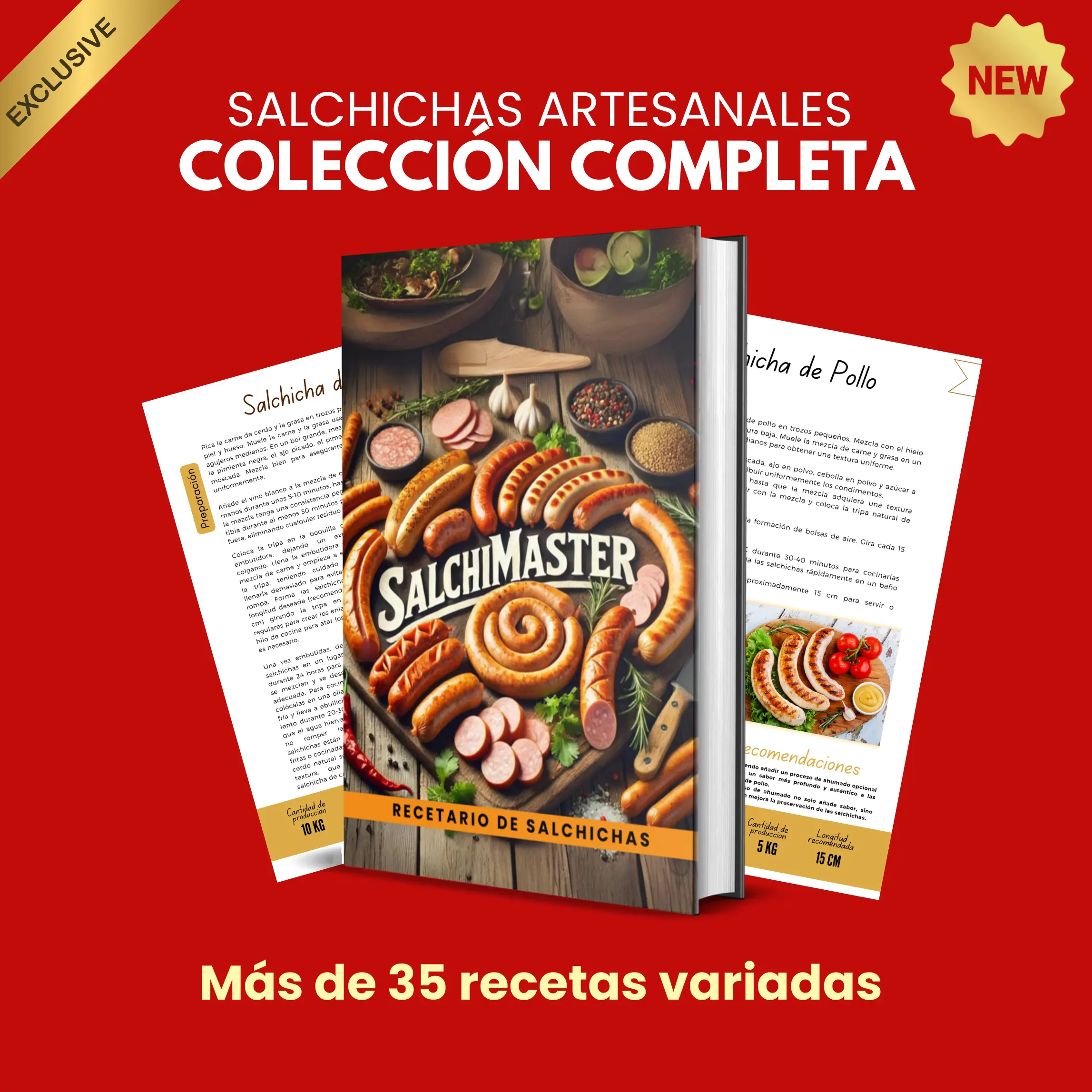 SALCHIMASTER: RECETARIO DE SALCHICHAS ARTESANALES