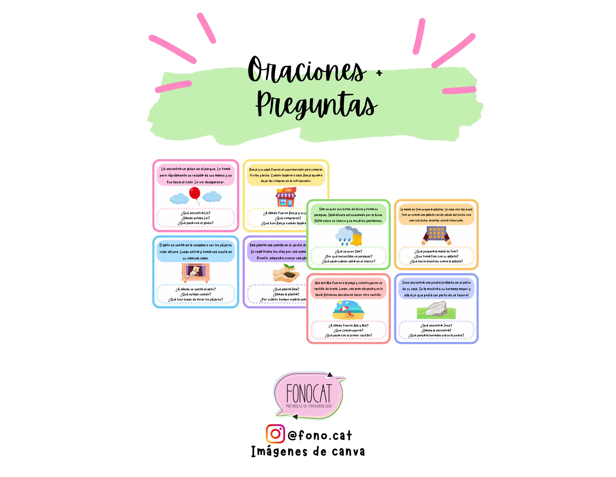 Oraciones + Preguntas