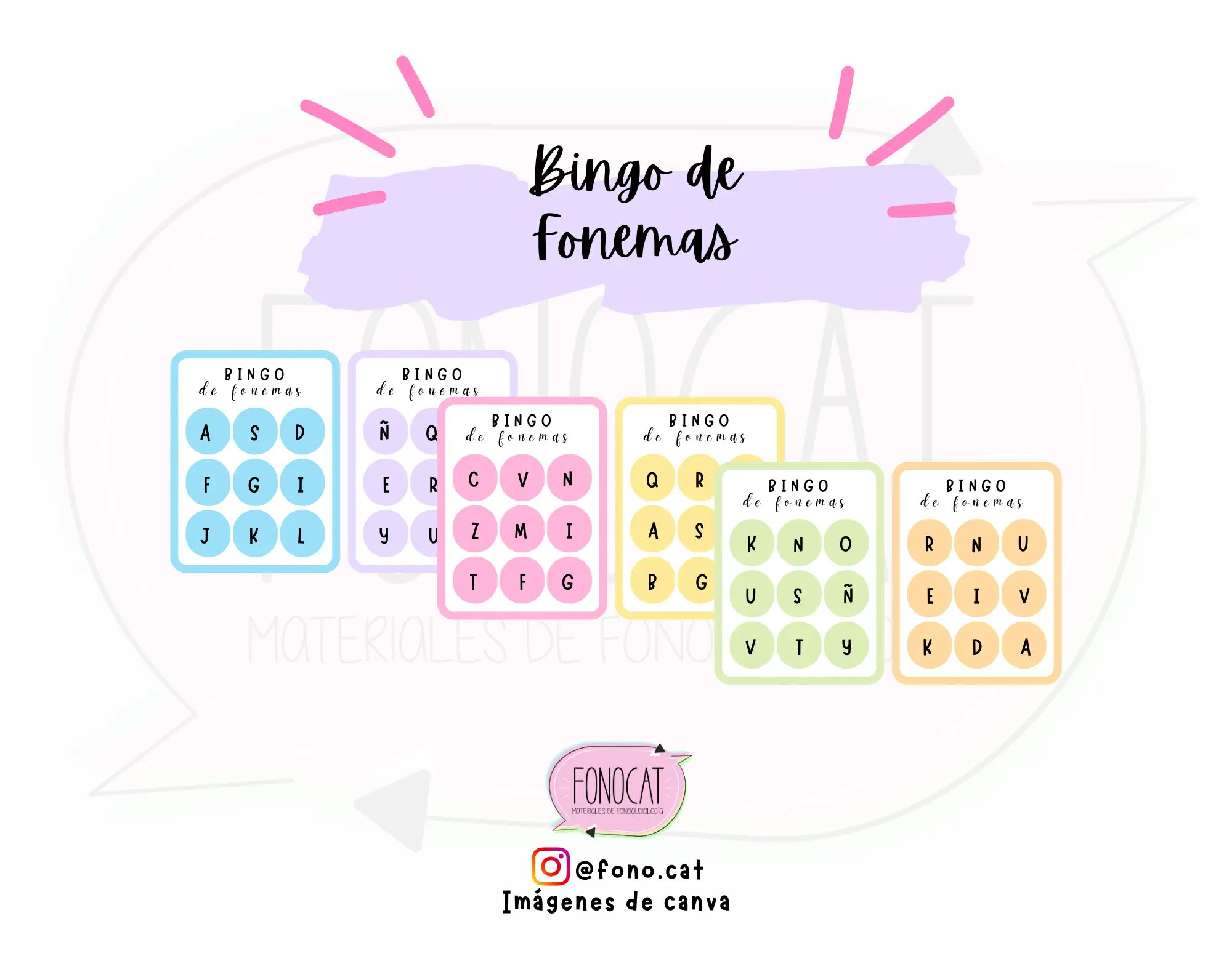Bingo de Fonemas