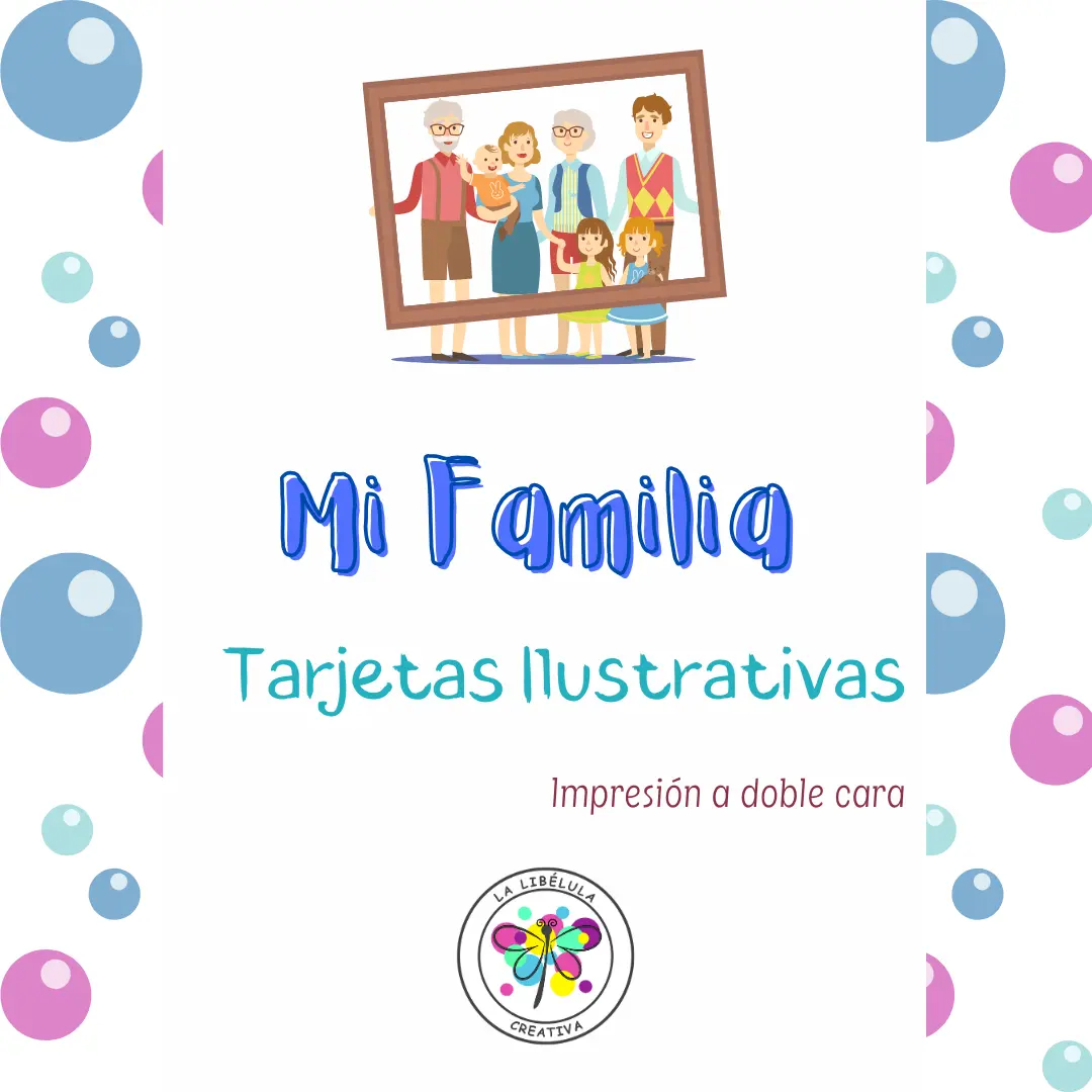 Spanish Family Members Flash Cards Familia Tarjetas Ilustrativas NO PREP