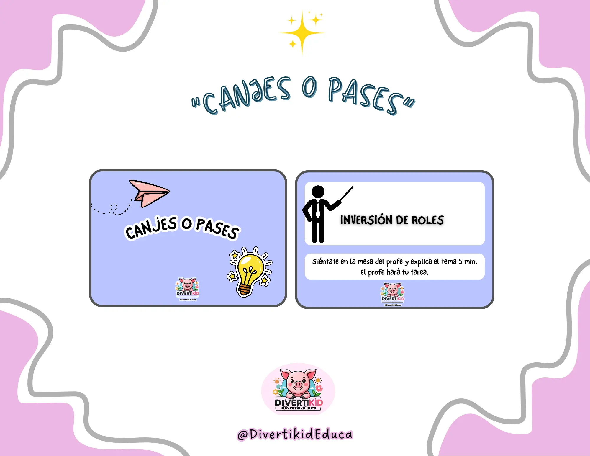 Pases o Canjes