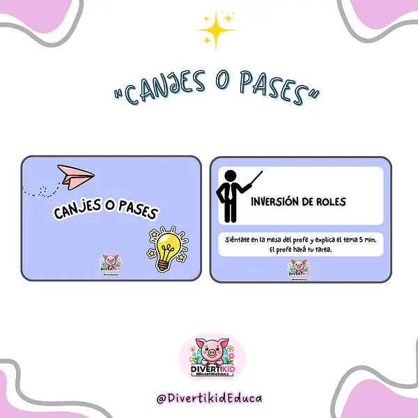Pases o Canjes