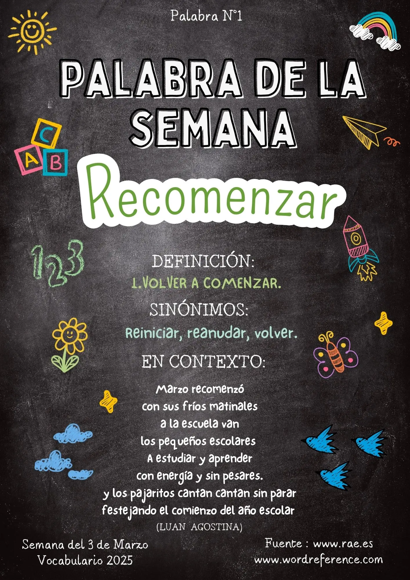 Palabra de la semana 1