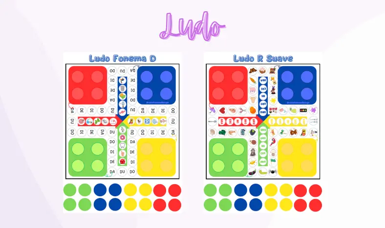 Pack Ludo Fonema D y R Suave