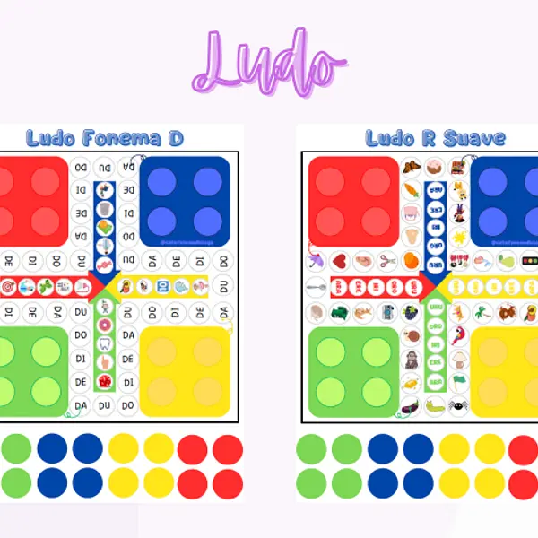 Pack Ludo Fonema D y R Suave