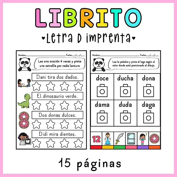 PACK LIBRITOS LECTOESCRITURA IMPRENTA