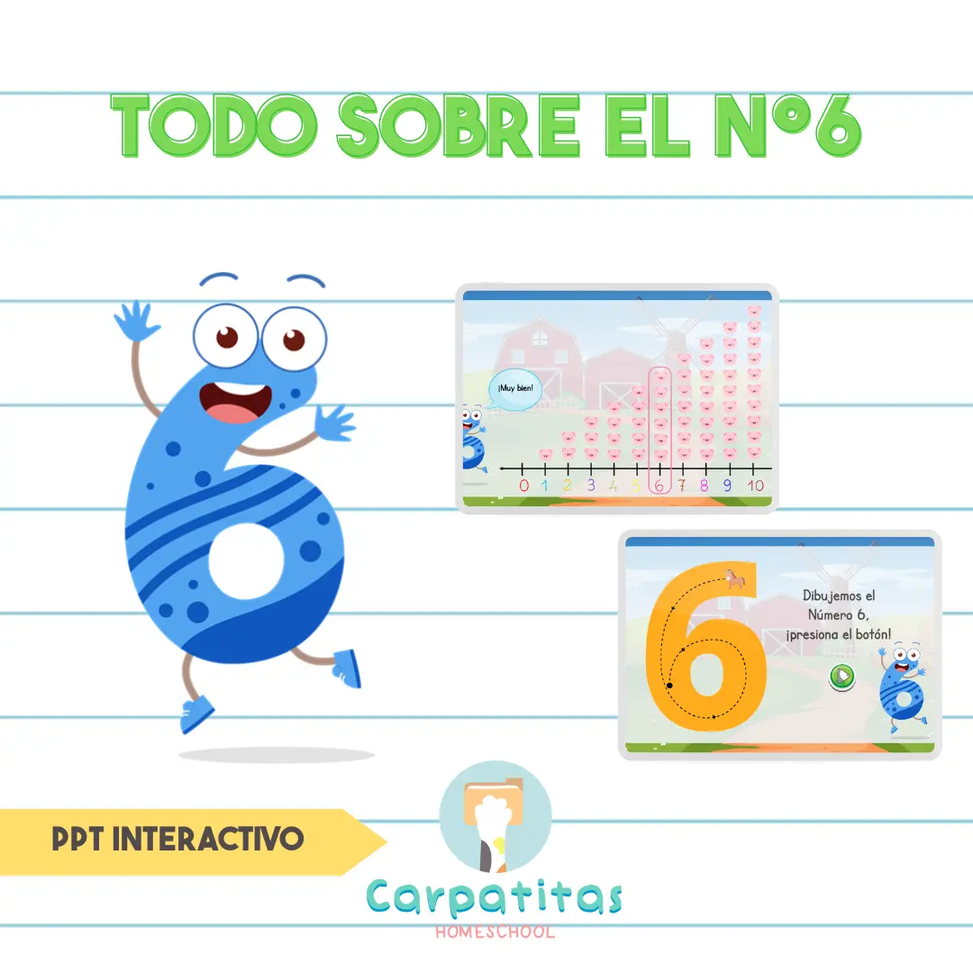 El Número 6 Para Niños