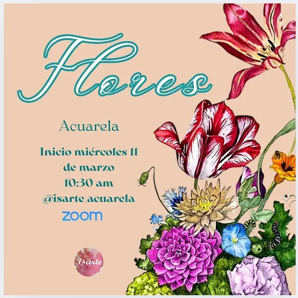 Curso de Flores en acuarela 2026