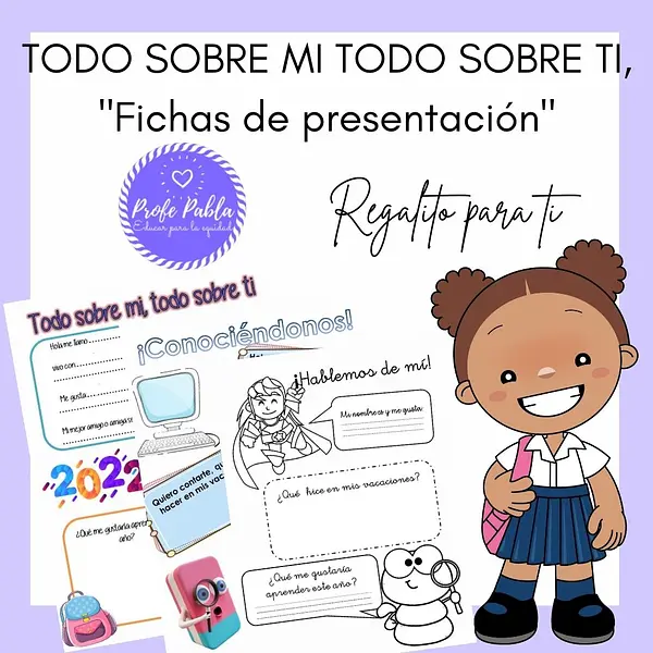 Fichas de presentación vuelta a clases