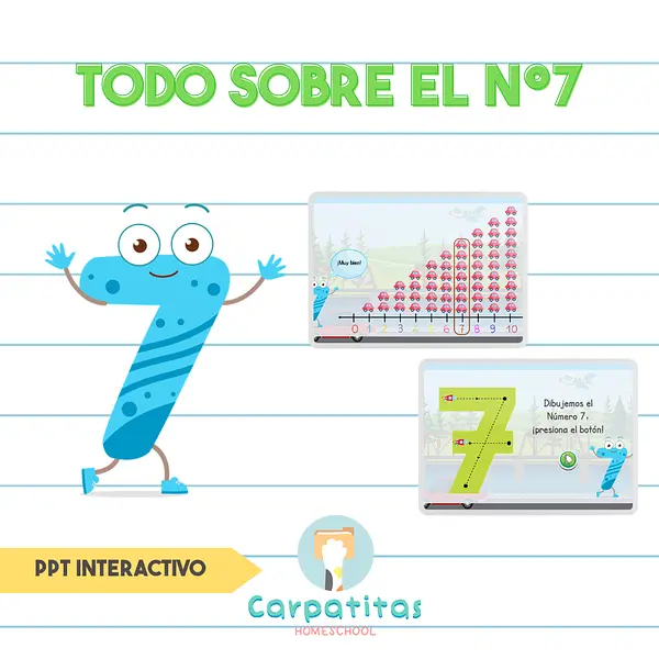 El Número 7 Para Niños