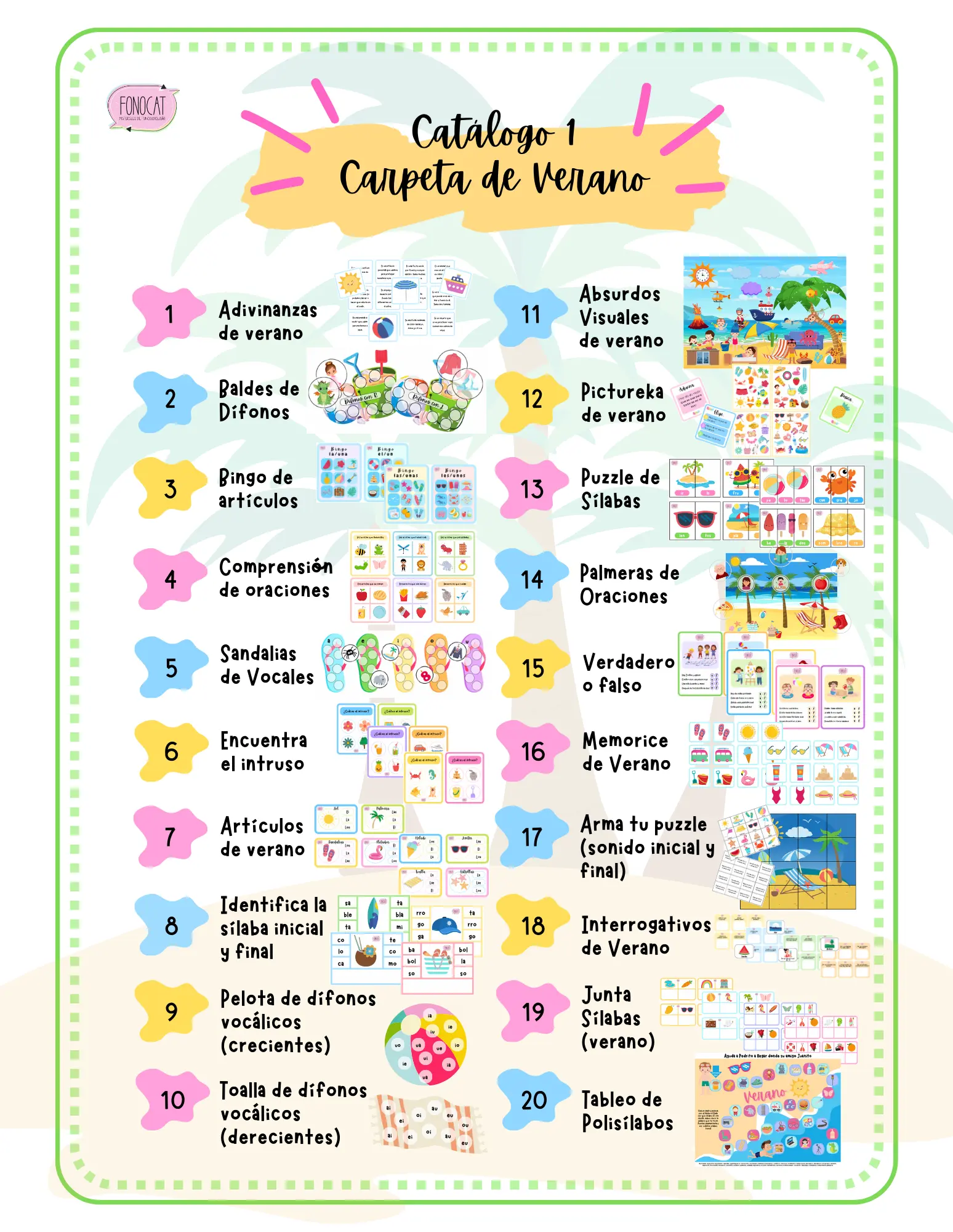 Carpeta de Verano - Catálogo 1