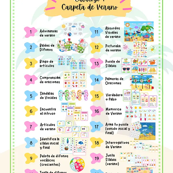Carpeta de Verano - Catálogo 1