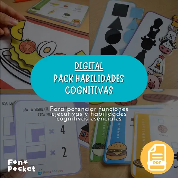 Pack imprimible para trabajar Habilidades cognitivas