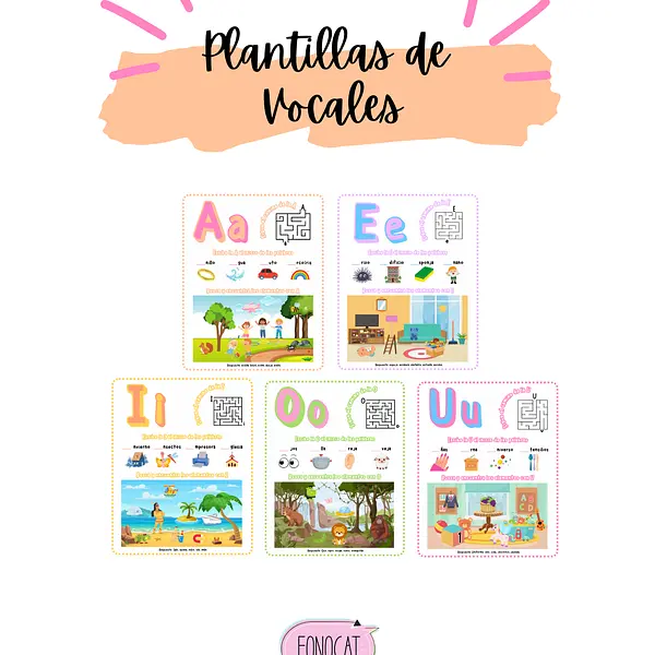 Plantillas de Vocales