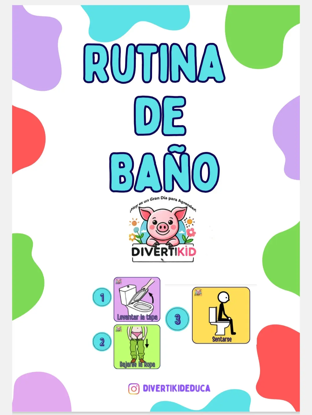 Rutina de Baño Pictograma