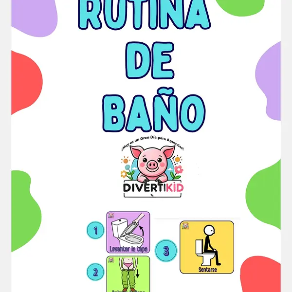 Rutina de Baño Pictograma