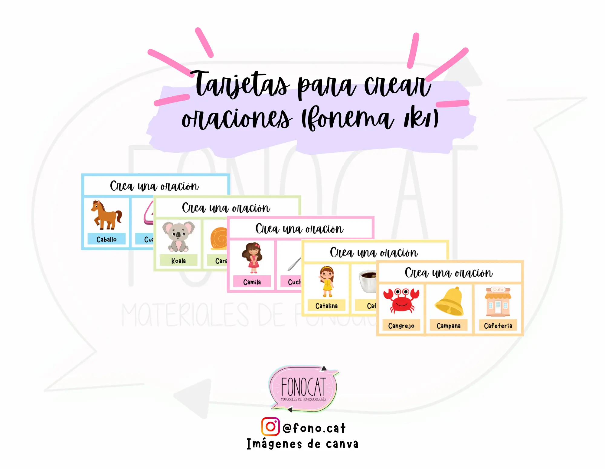 Carpeta: Tarjetas de Fonemas