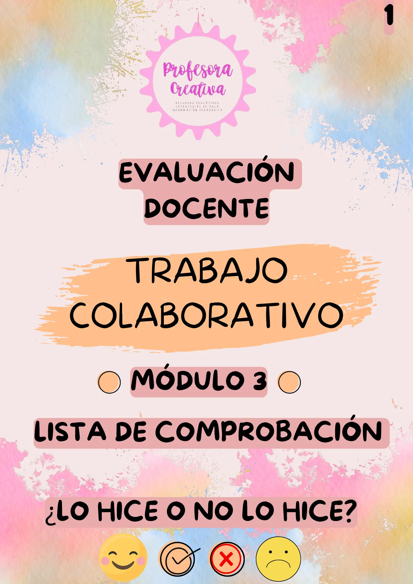 CHECK LIST TRABAJO COLABORATIVO (PORTAFOLIO)