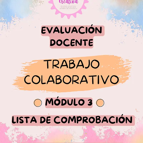 CHECK LIST TRABAJO COLABORATIVO (PORTAFOLIO)