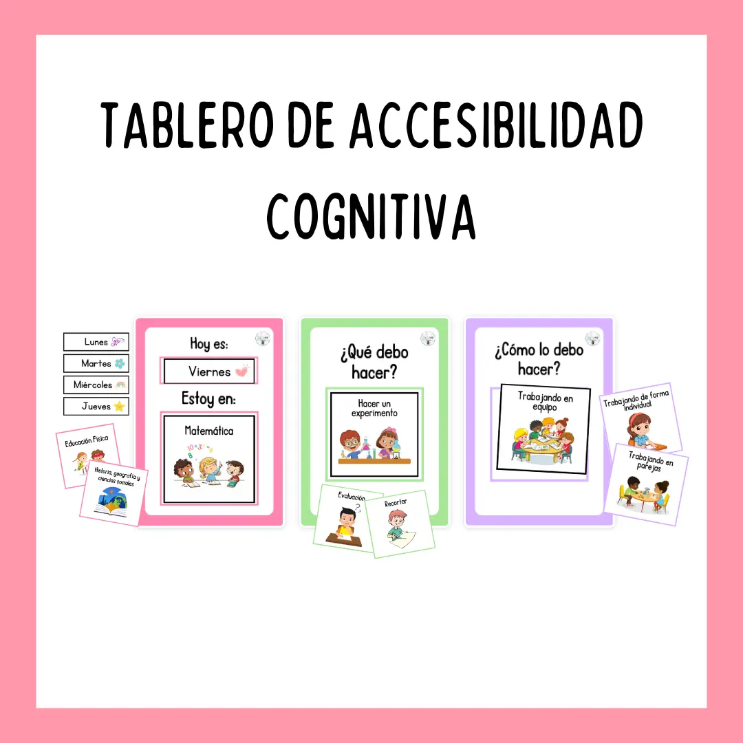 tablero de accesibilidad cognitiva