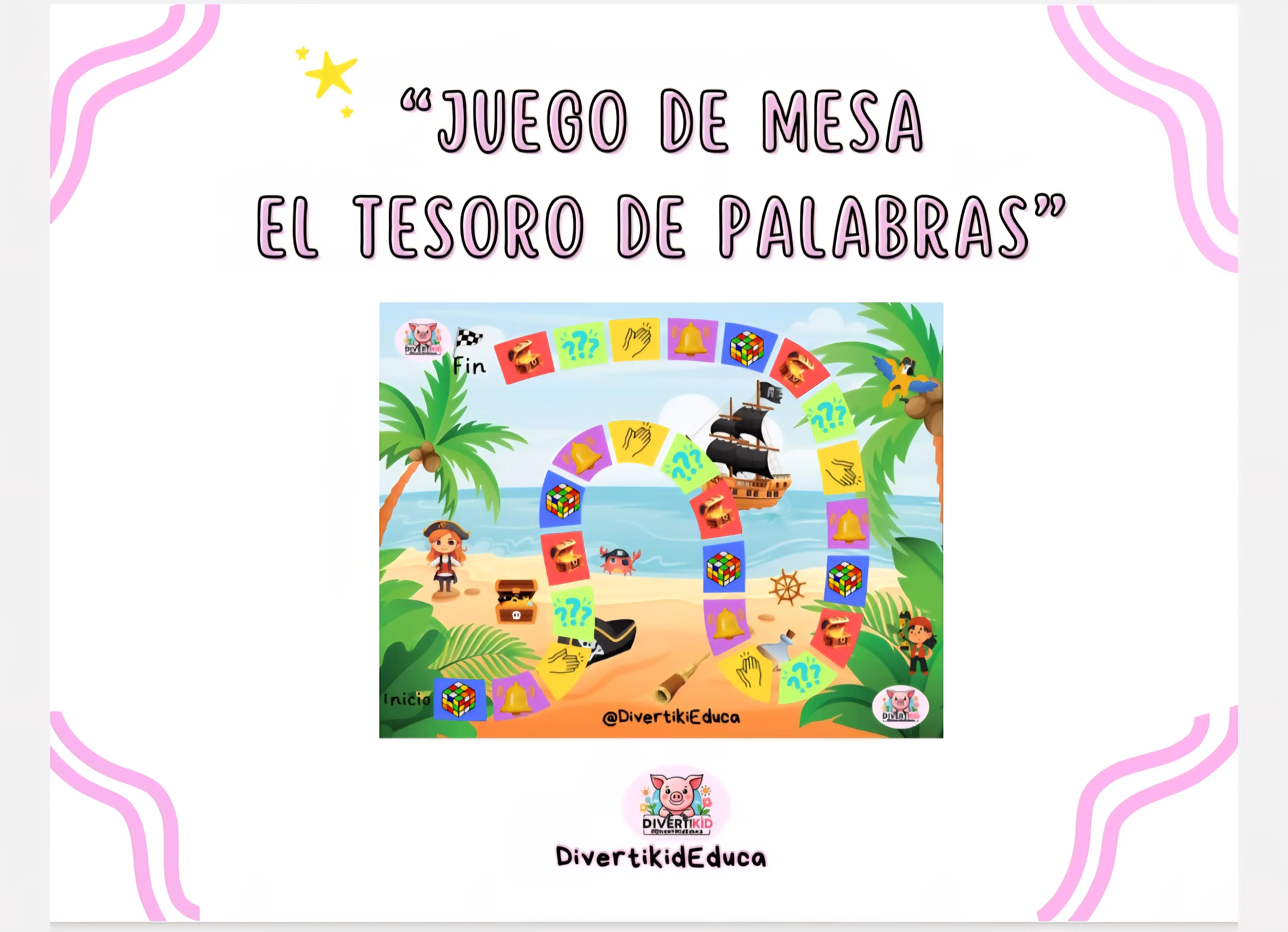 Juego de Mesa Tesoro de Palabras