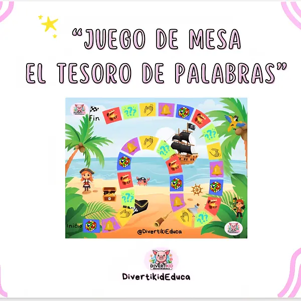 Juego de Mesa Tesoro de Palabras