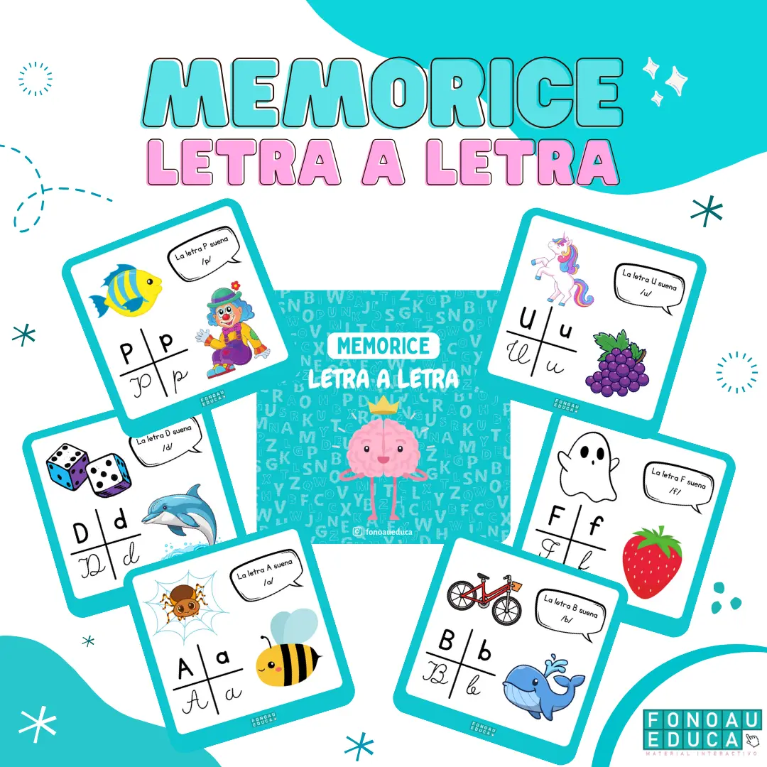 Memorice: Letra a Letra