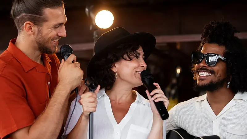 Descubre los Beneficios del Canto para Tu Bienestar y Salud
Cantar no solo es una forma de expresión artística, sino que también tiene múltiples beneficios para tu salud física y emocional. Al igual que el ejercicio o la meditación, cantar activa la liberación de endorfinas, que mejoran el estado de ánimo, alivian el estrés y fortalecen el sistema inmunológico. Además, cantar en comunidad promueve la conexión social y fomenta un sentido de pertenencia.

Si quieres aprender a cantar con confianza y aprovechar todos estos beneficios, descubre mi libro “Voz en Acción: El Método Definitivo Para Cantar Con Confianza y Estilo”. Encontrarás ejercicios prácticos para mejorar tu técnica vocal y disfrutar del canto en todo su potencial.