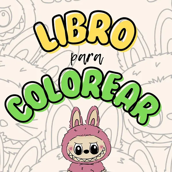 Librito para colorear LABUBU