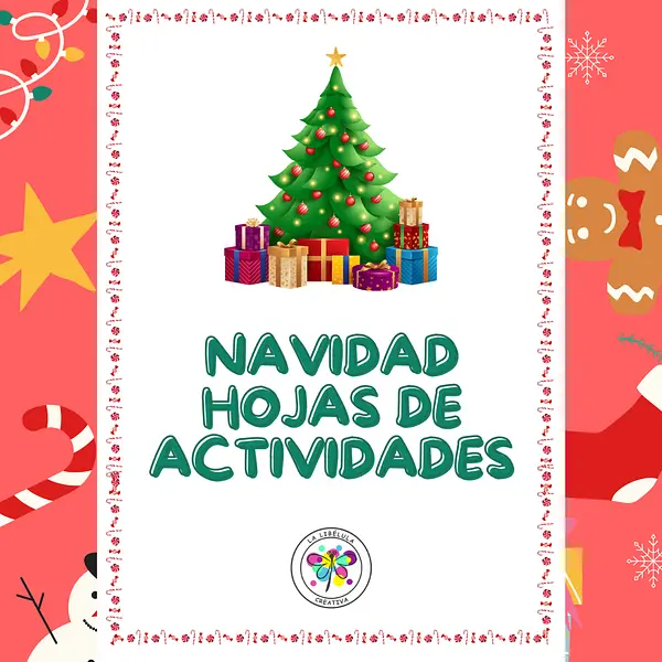 Spanish Worksheets Activities Color Cut Numbers Christmas Actividades Navidad