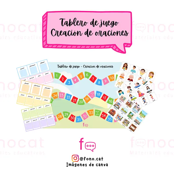 Tarjetas de creación de oraciones