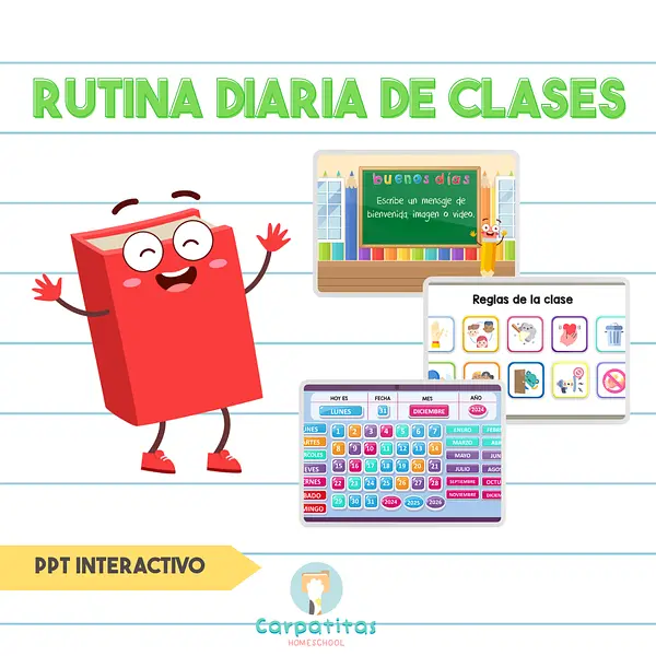 Rutina Diaria Escolar Para Comenzar La Clase