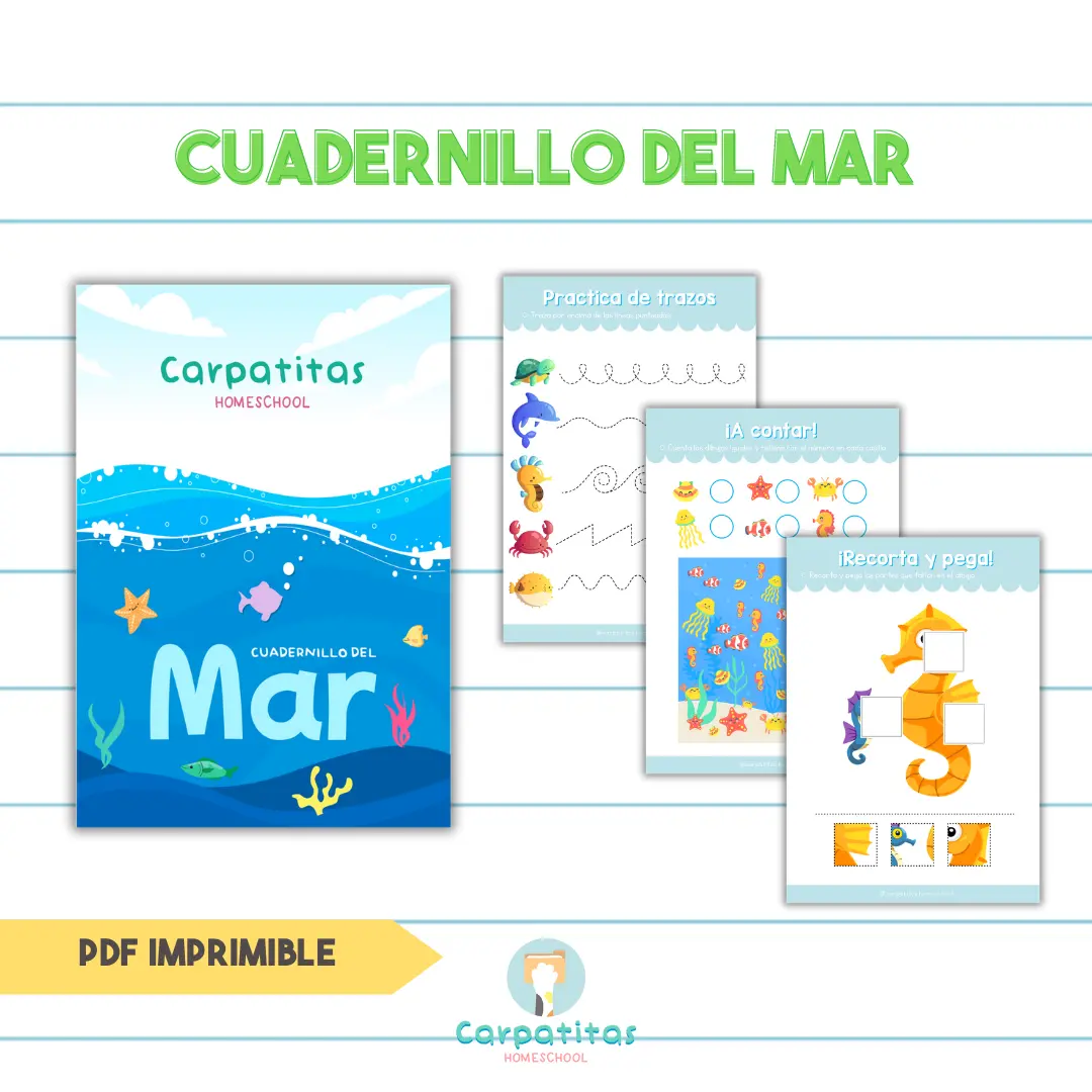 Cuadernillo del Mar - PDF Imprimible