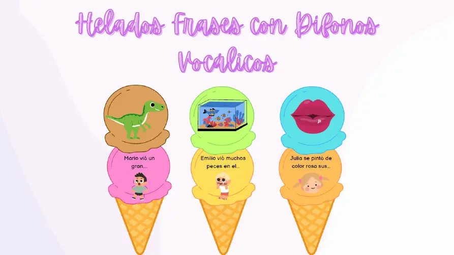 Helados de Frases Dífonos Vocálicos
