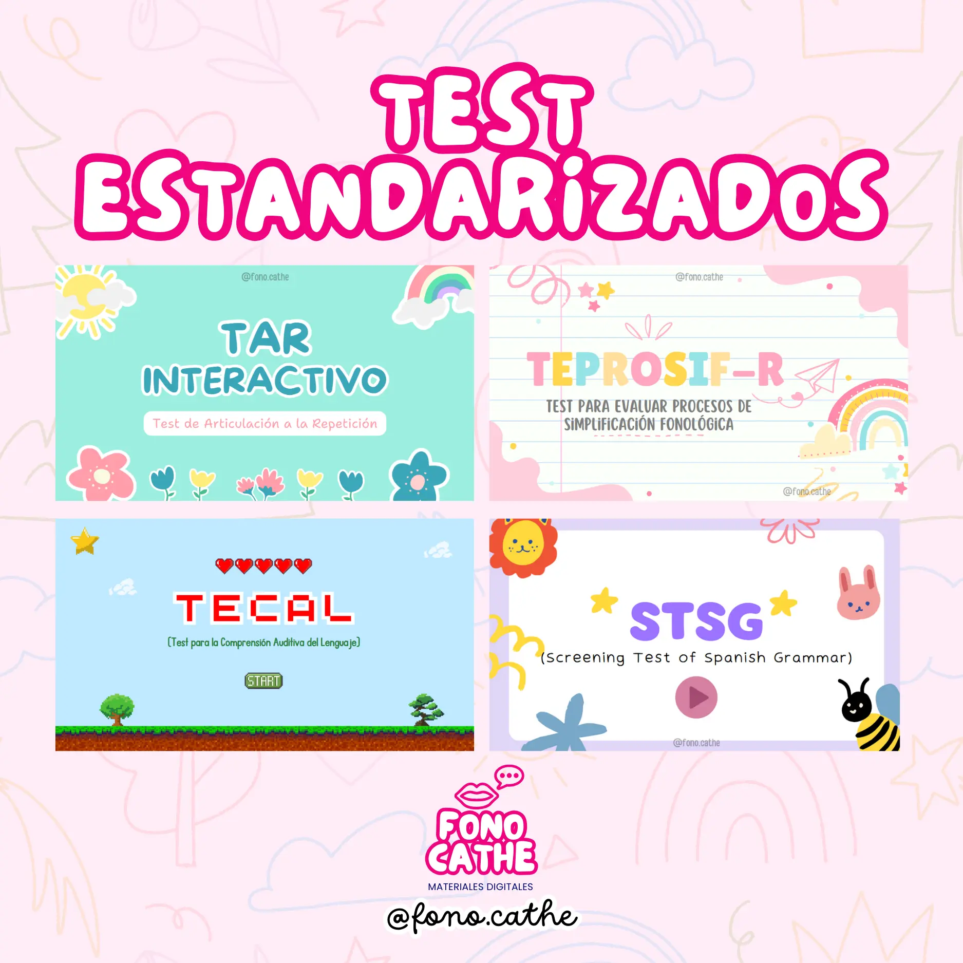 TEST ESTANDARIZADOS FONOAUDIOLÓGICOS