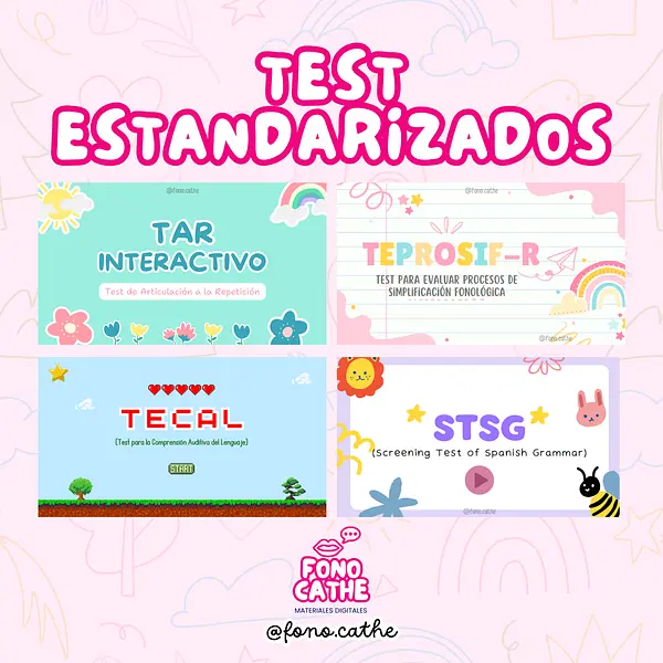 TEST ESTANDARIZADOS FONOAUDIOLÓGICOS