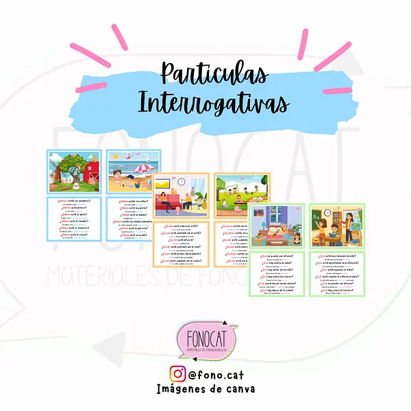 Partículas Interrogativas (Qué, Dónde, Quién)