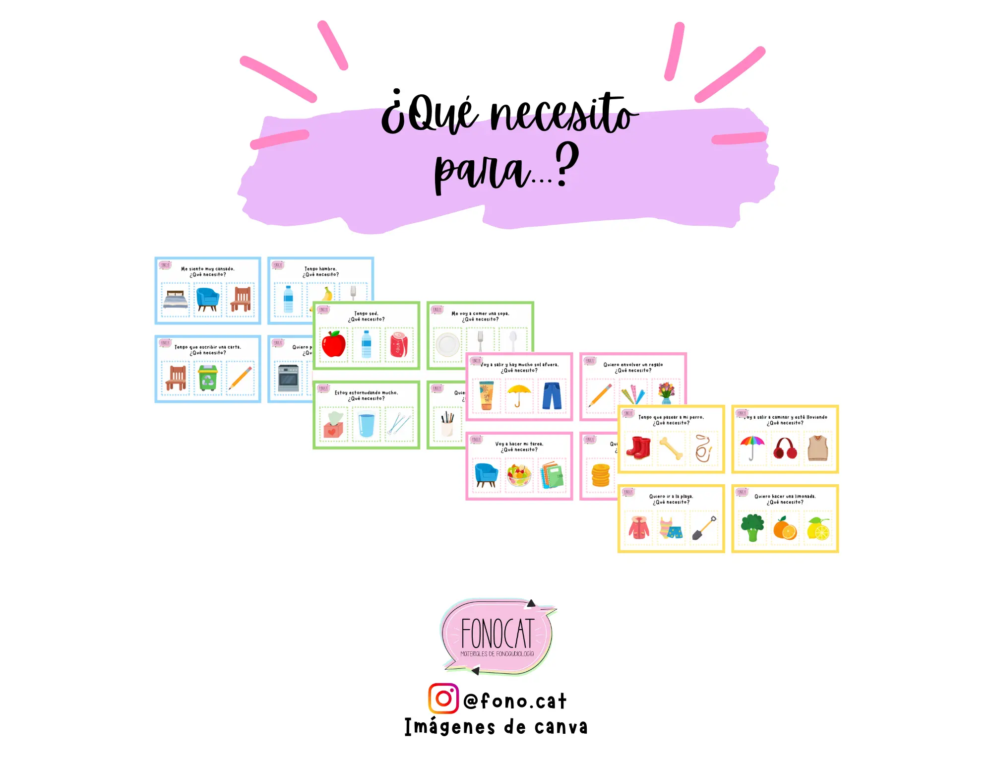 Tarjetas: ¿Qué necesito para...?