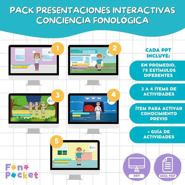 Pack PPTs Conciencia fonológica