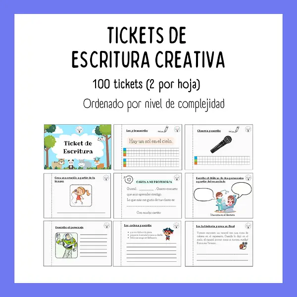 Ticket de escritura