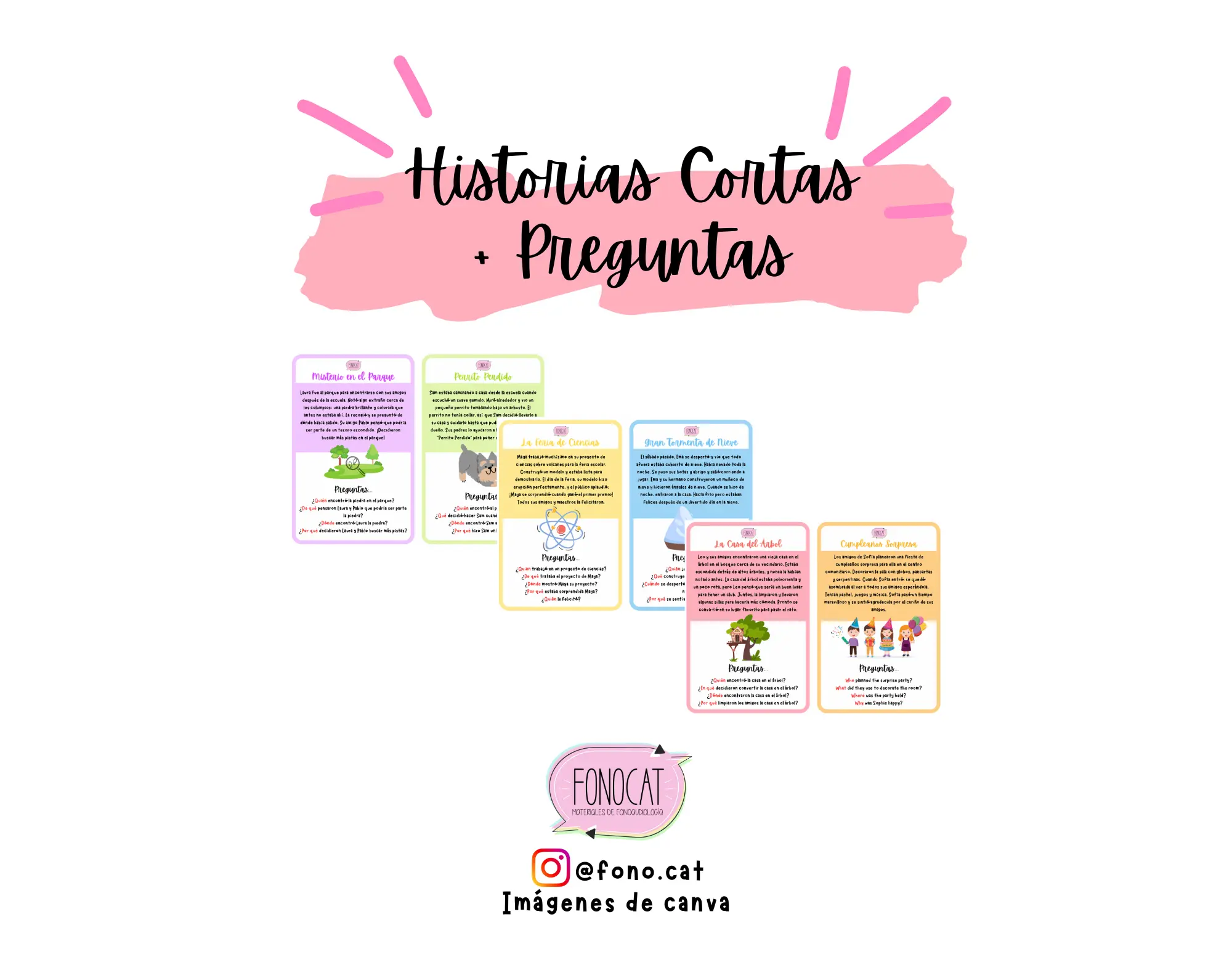 Historias Cortas (con preguntas) 2