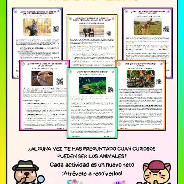 TEXTOS INFORMATIVOS "CURIOSIDADES DE LOS ANIMALES"