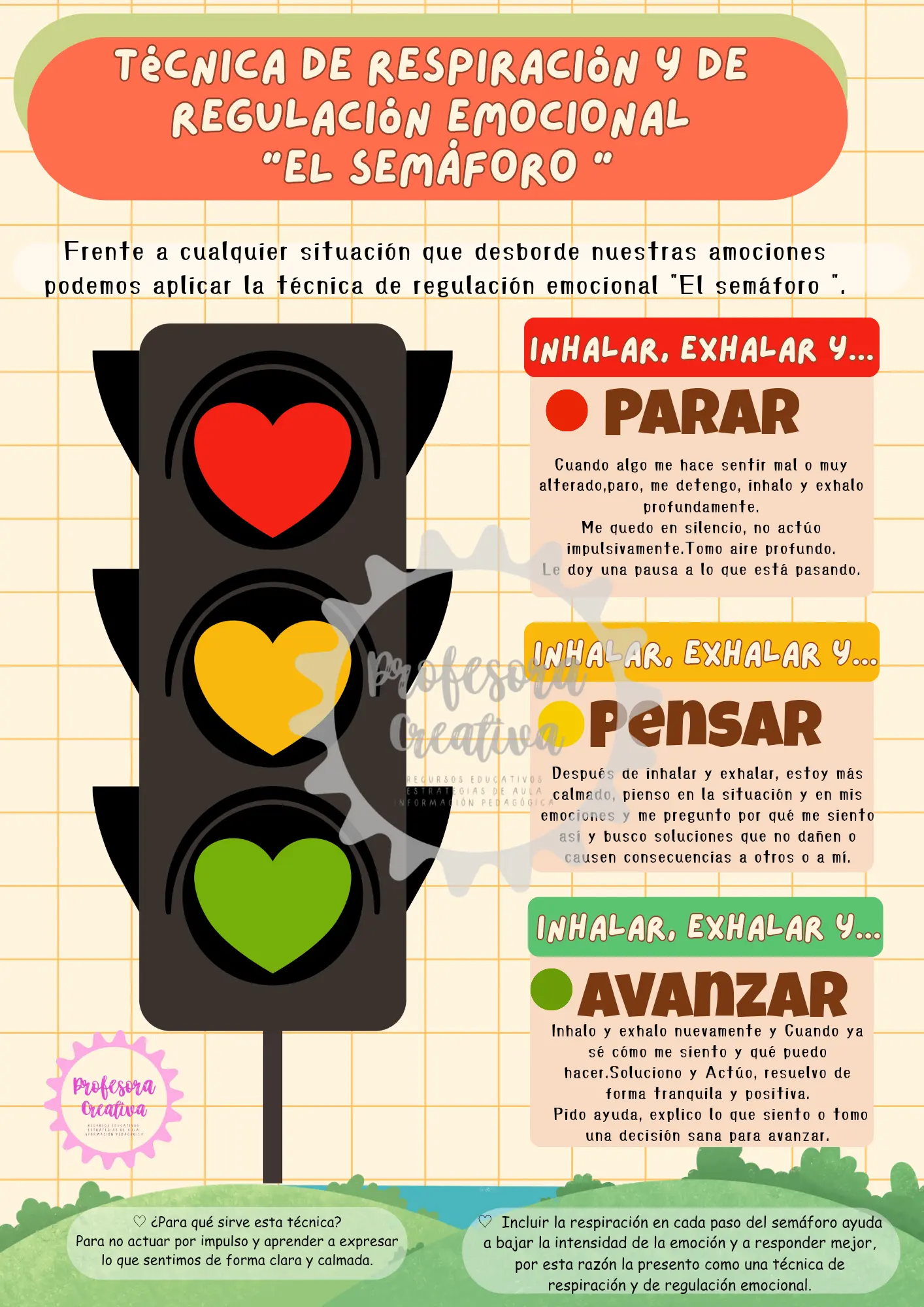 🚦 Técnica de regulación emocional y respiración