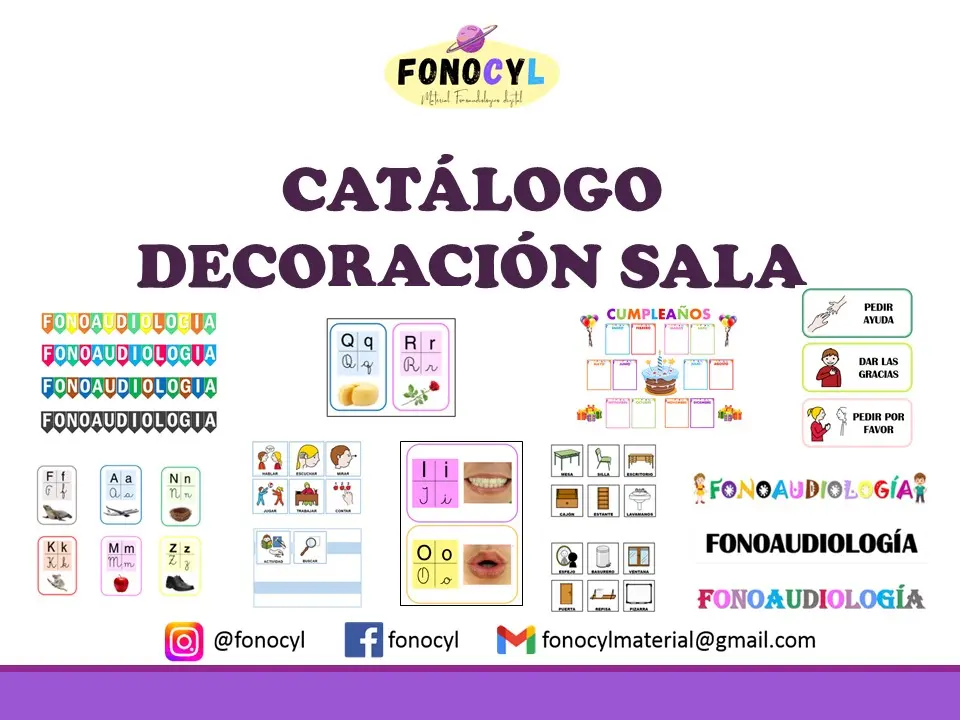Catálogo decoración sala
