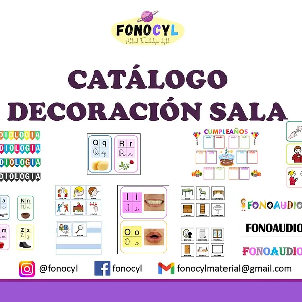 Catálogo decoración sala