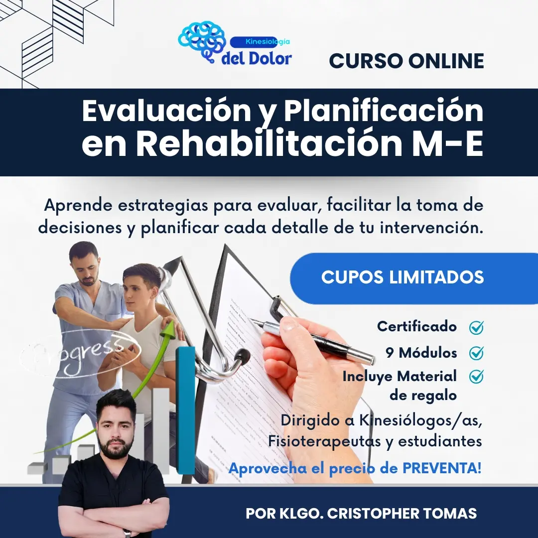 Curso Evaluación y Planificación en Rehabilitación Musculoesquelética