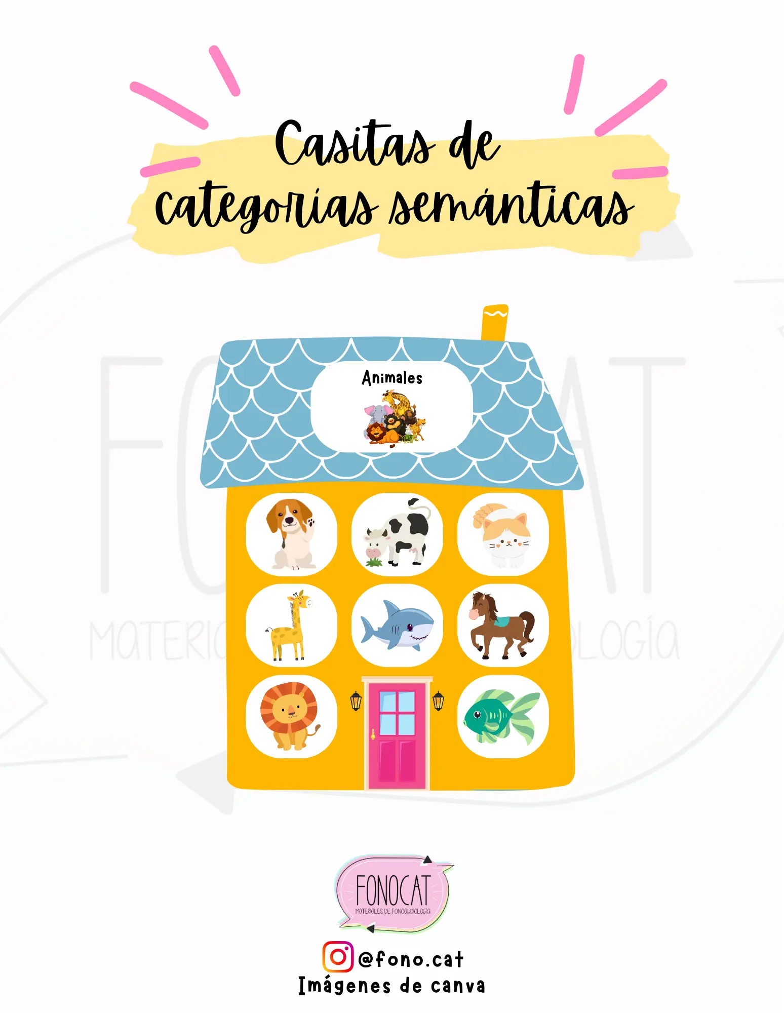 Casitas de Categorías Semánticas