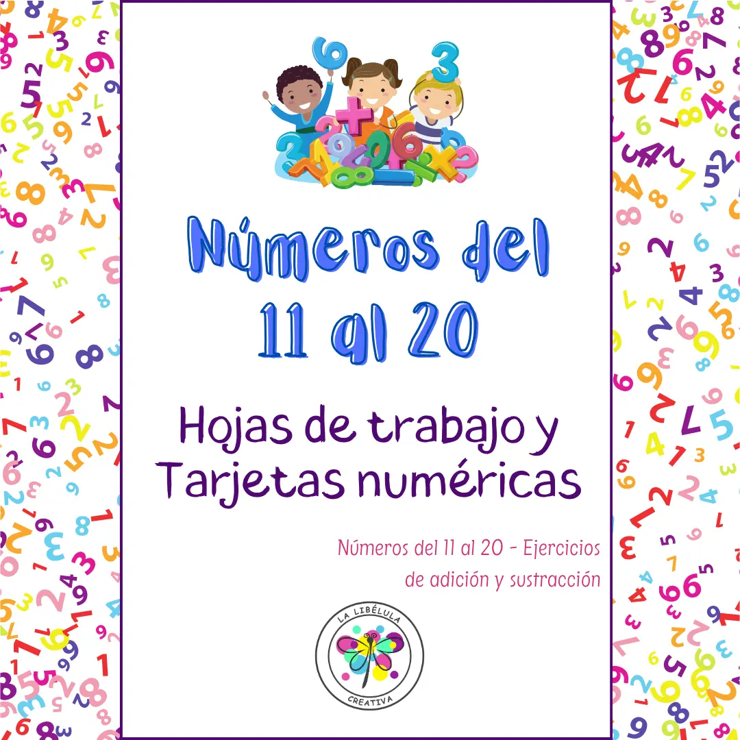 Spanish Numbers 11 20 Adition Subtraction Math Números Adición Sustracción