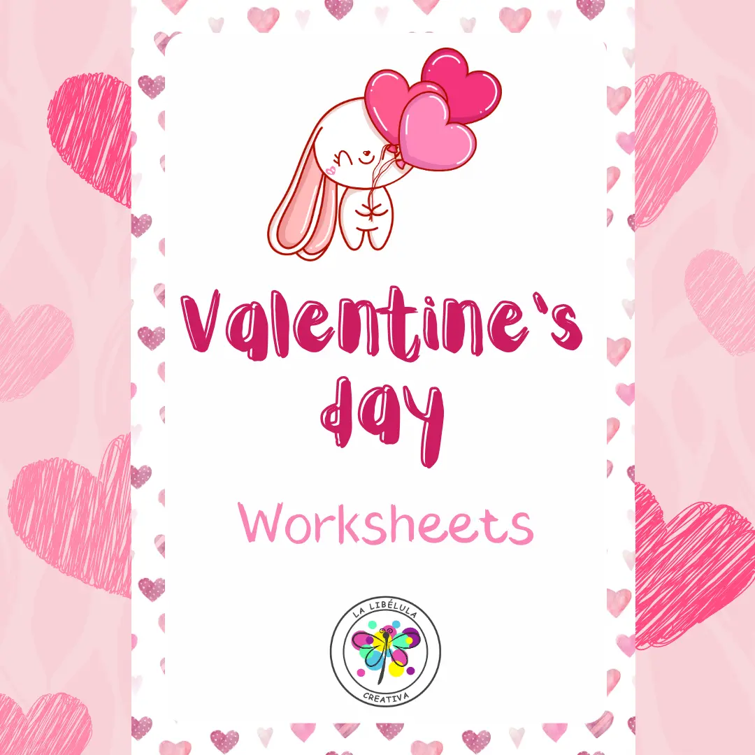 Valentine's Day Worksheets Full Color February Love NO PREP